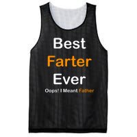 Best Farter Ever Oops I Meant Father Funny Dad Gift Mesh Reversible Basketball Jersey Tank