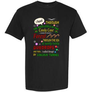 Buddy Funny Elf Christmas Candy Cane Forest, Sea Of Swirly Twirly Gum Drops, An Garment-Dyed Heavyweight T-Shirt