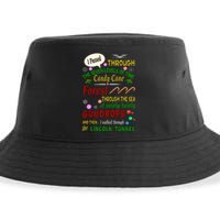 Buddy Funny Elf Christmas Candy Cane Forest, Sea Of Swirly Twirly Gum Drops, An Sustainable Bucket Hat