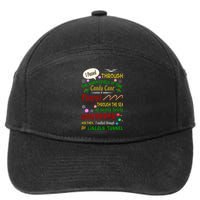 Buddy Funny Elf Christmas Candy Cane Forest, Sea Of Swirly Twirly Gum Drops, An 7-Panel Snapback Hat