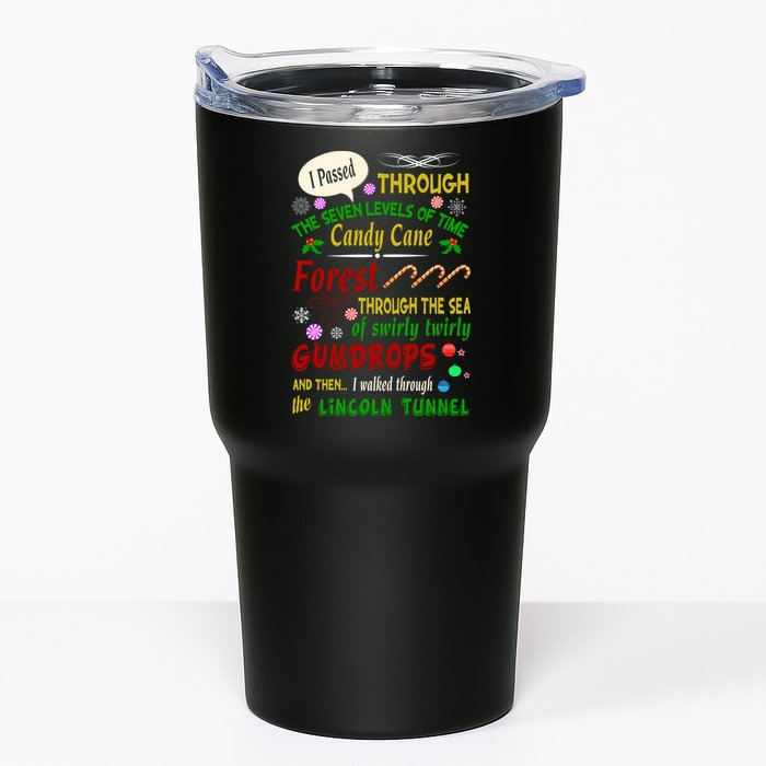 Buddy Funny Elf Christmas Candy Cane Forest, Sea Of Swirly Twirly Gum Drops, An Tumbler