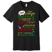 Buddy Funny Elf Christmas Candy Cane Forest, Sea Of Swirly Twirly Gum Drops, An Premium T-Shirt