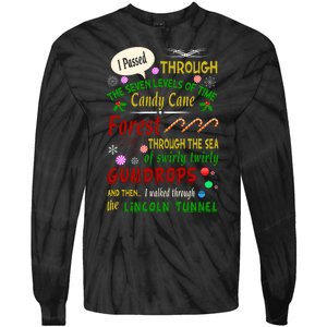 Buddy Funny Elf Christmas Candy Cane Forest, Sea Of Swirly Twirly Gum Drops, An Tie-Dye Long Sleeve Shirt