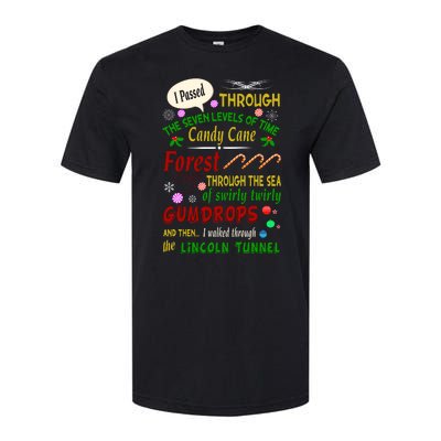 Buddy Funny Elf Christmas Candy Cane Forest, Sea Of Swirly Twirly Gum Drops, An Softstyle® CVC T-Shirt