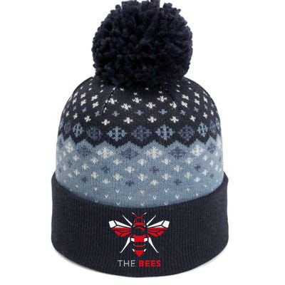 Brentford FC ENGLAND X Bees The Baniff Cuffed Pom Beanie