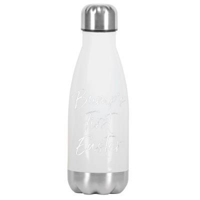 Bump's First Easter For Women Cute Pregnancy Stainless Steel Insulated Water Bottle