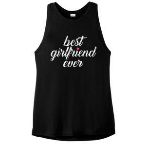 Best Friend Ever Gift Ladies PosiCharge Tri-Blend Wicking Tank