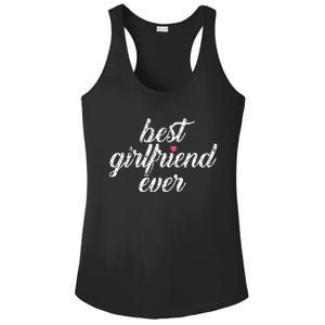 Best Friend Ever Gift Ladies PosiCharge Competitor Racerback Tank