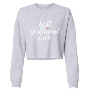 Best Friend Ever Gift Cropped Pullover Crew