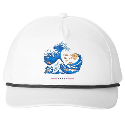 Big Fish Eat Little Fish Trump Hair Snapback Five-Panel Rope Hat