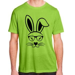 Bunny Face Easter Day Sunglasses Carrot For Adult ChromaSoft Performance T-Shirt