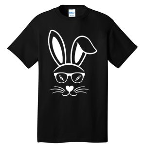 Bunny Face Easter Day Sunglasses Carrot For Tall T-Shirt