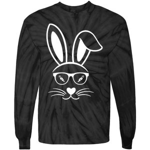 Bunny Face Easter Day Sunglasses Carrot For Tie-Dye Long Sleeve Shirt