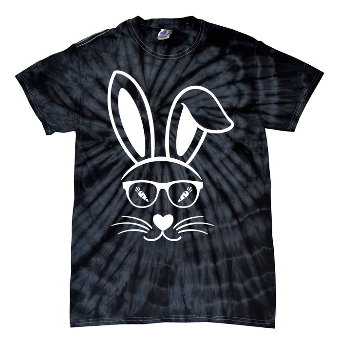 Bunny Face Easter Day Sunglasses Carrot For Tie-Dye T-Shirt