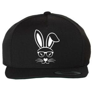 Bunny Face Easter Day Sunglasses Carrot For Wool Snapback Cap