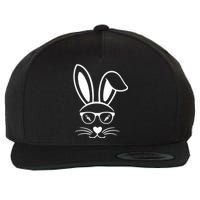 Bunny Face Easter Day Sunglasses Carrot For Wool Snapback Cap