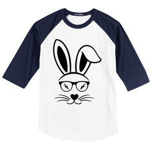 Bunny Face Easter Day Sunglasses Carrot For Baseball Sleeve Shirt