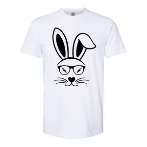 Bunny Face Easter Day Sunglasses Carrot For Softstyle CVC T-Shirt