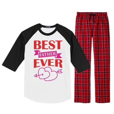 Best Father Ever Raglan Sleeve Pajama Set