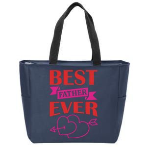 Best Father Ever Zip Tote Bag