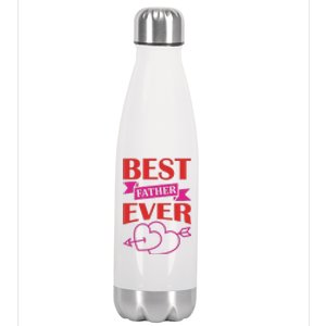 Best Father Ever Stainless Steel Insulated Water Bottle