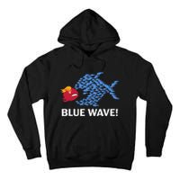 Big Fish Eat Little Fish Trump Hair Tall Hoodie