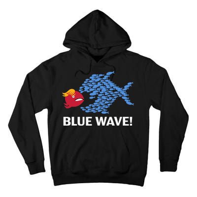 Big Fish Eat Little Fish Trump Hair Tall Hoodie