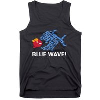 Big Fish Eat Little Fish Trump Hair Tank Top