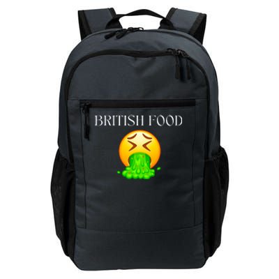 British Food Emoji Vomiting Daily Commute Backpack