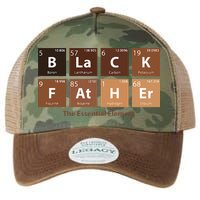 Black Father Essential Element Father's Day Funny Black Dad Legacy Tie Dye Trucker Hat