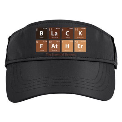 Black Father Essential Element Father's Day Funny Black Dad Adult Drive Performance Visor