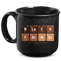Black Father Essential Element Father's Day Funny Black Dad 15oz Campfire Ceramic Mug