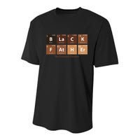 Black Father Essential Element Father's Day Funny Black Dad Youth Performance Sprint T-Shirt