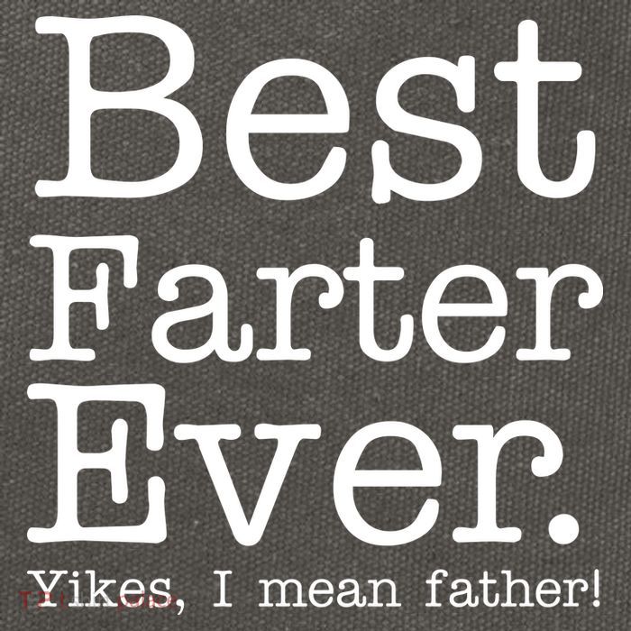 Best Farter Ever, Yikes I Mean Father! Cotton Canvas Backpack