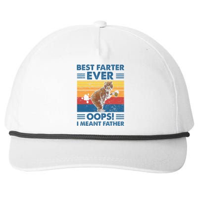 Best Farter Ever Oops I Meant Father Fathers Day Snapback Five-Panel Rope Hat