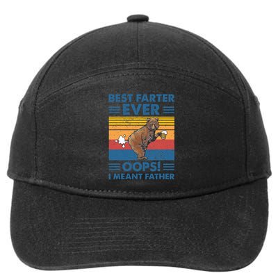 Best Farter Ever Oops I Meant Father Fathers Day 7-Panel Snapback Hat