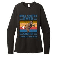 Best Farter Ever Oops I Meant Father Fathers Day Womens CVC Long Sleeve Shirt