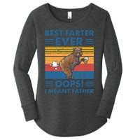 Best Farter Ever Oops I Meant Father Fathers Day Women's Perfect Tri Tunic Long Sleeve Shirt