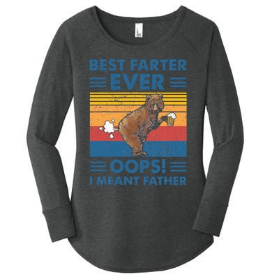 Best Farter Ever Oops I Meant Father Fathers Day Women's Perfect Tri Tunic Long Sleeve Shirt