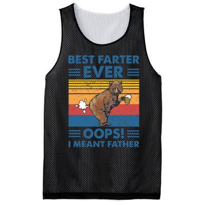 Best Farter Ever Oops I Meant Father Fathers Day Mesh Reversible Basketball Jersey Tank