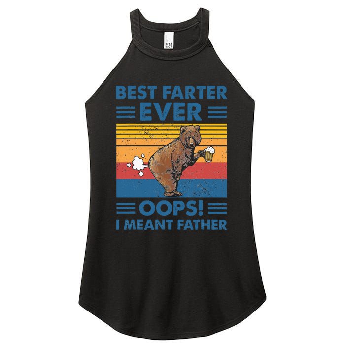 Best Farter Ever Oops I Meant Father Fathers Day Women's Perfect Tri Rocker Tank