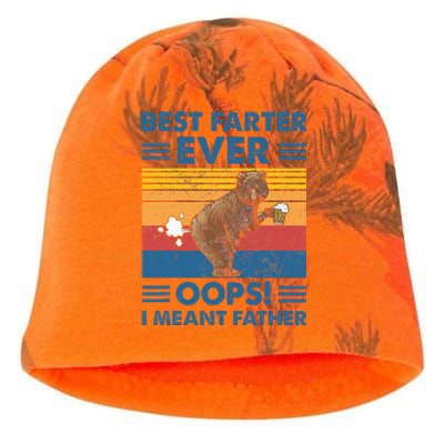 Best Farter Ever Oops I Meant Father Fathers Day Kati - Camo Knit Beanie