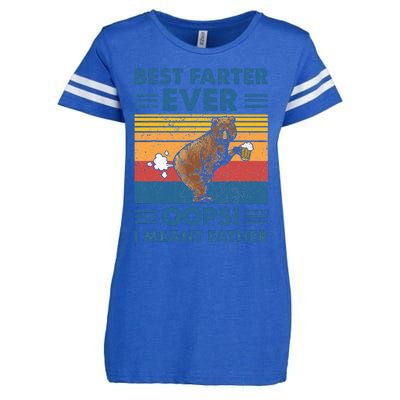 Best Farter Ever Oops I Meant Father Fathers Day Enza Ladies Jersey Football T-Shirt