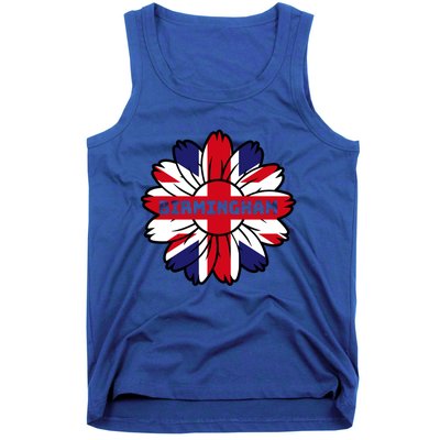 British Flag England Uk Sunflower Birmingham Union Jack Meaningful Gift Tank Top