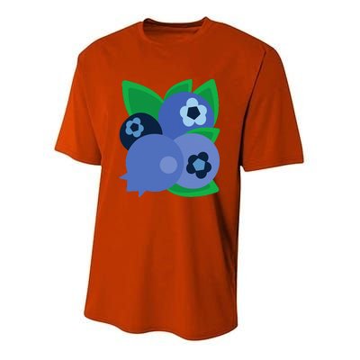 Blueberry Fruit Easy Lazy DIY Halloween Costume Youth Performance Sprint T-Shirt