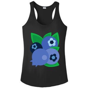 Blueberry Fruit Easy Lazy DIY Halloween Costume Ladies PosiCharge Competitor Racerback Tank