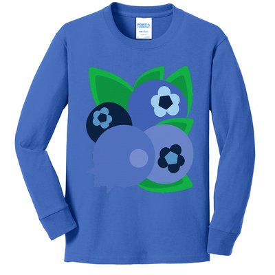 Blueberry Fruit Easy Lazy DIY Halloween Costume Kids Long Sleeve Shirt