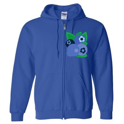 Blueberry Fruit Easy Lazy DIY Halloween Costume Full Zip Hoodie