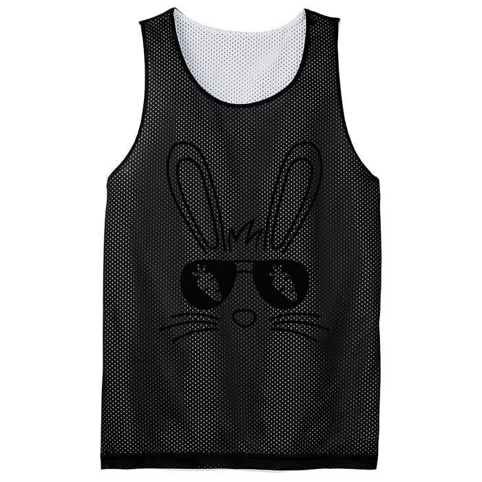 Bunny Face Easter Day Sunglasses Carrot Mesh Reversible Basketball Jersey Tank