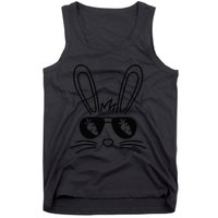 Bunny Face Easter Day Sunglasses Carrot Tank Top